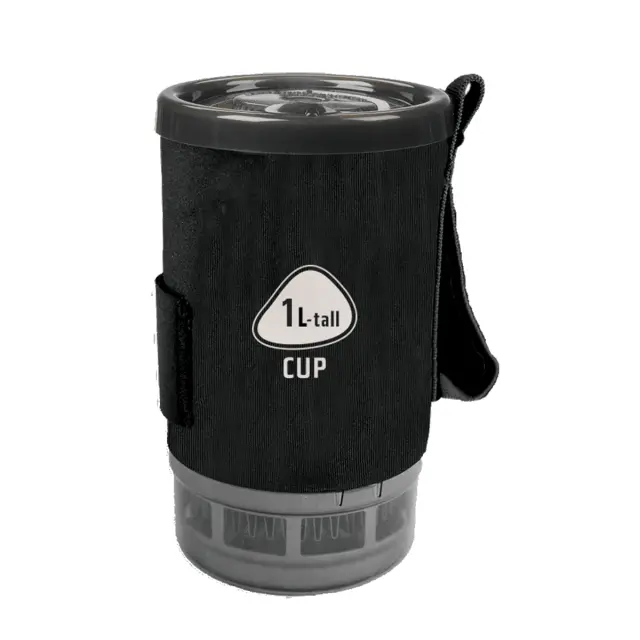 1-Liter Fluxring Tall Spare Cup – Carbon Finish 1