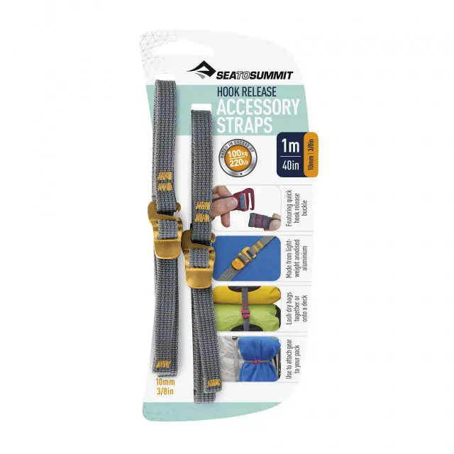 Adjustable Hook-Release Straps (Pair) – 10 Mm (3/8") Webbing 1