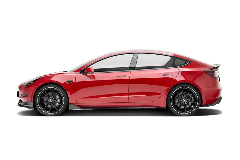 Adro Premium Prepreg Carbon Fiber Side Skirts For Tesla Model 3 1