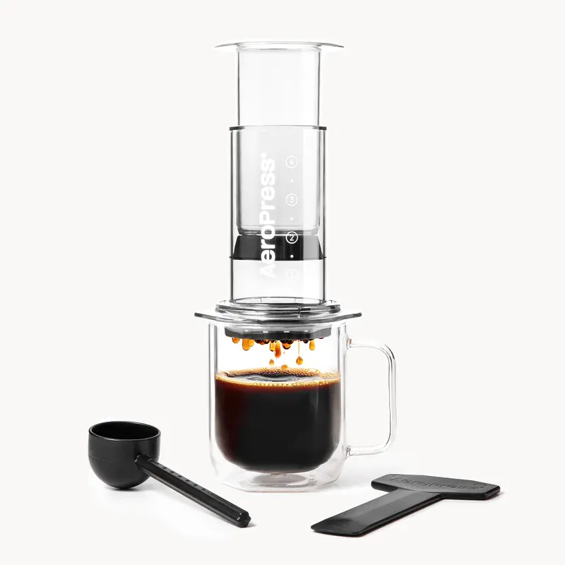 Aeropress Clear & Color Edition Coffee Maker – Stylish Manual Brewer 1