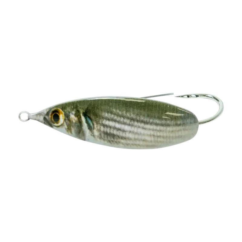 Ahi Live Deception Weedless Spoon – Flashing Metal Spoon With Integrated Weed Guard 2