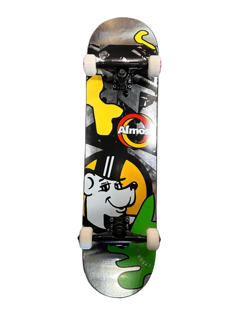 Almost Bowerbank Silver Lining R7 8" Complete Skateboard 1