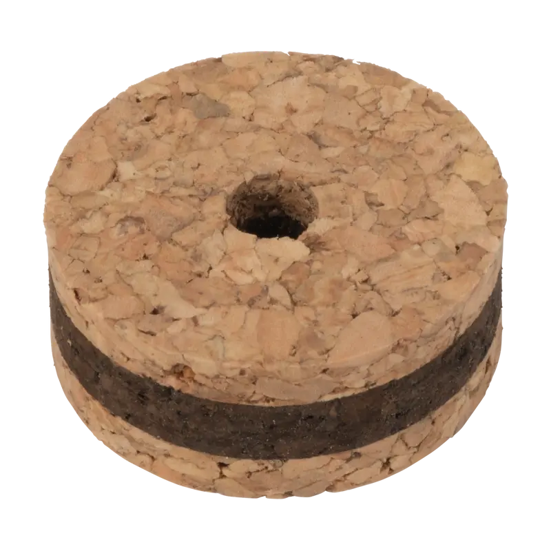 American Tackle 1/3 Stacked Burl Grip – 1/2" Diameter, Natural/Burnt/Natural 1