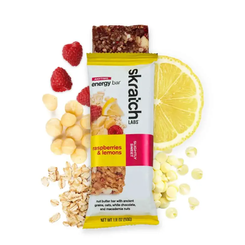 Anytime Energy Bar: Tart Raspberry & Zesty Lemon Flavor 1