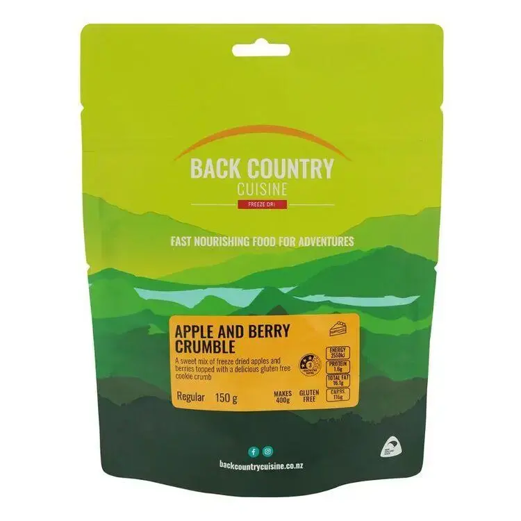 Apple & Berry Crumble Freeze-Dried Dessert 1