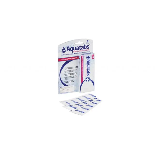 Aquatabs Water Purification Tablets – 30-Pack Emergency Disinfection 1