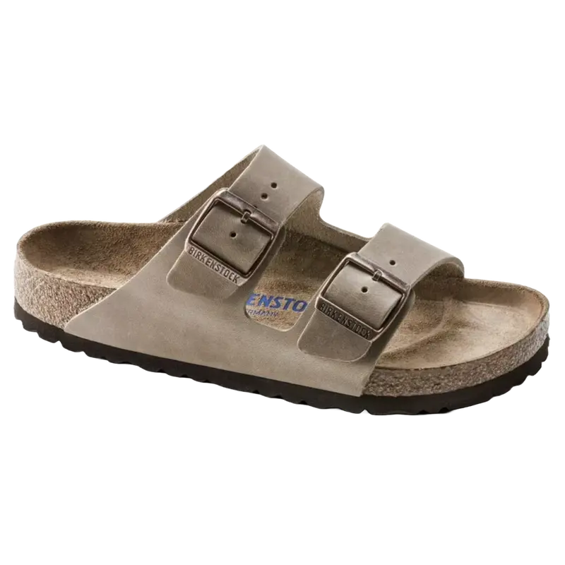 Arizona Oiled Leather Sandals With Soft Footbed 1