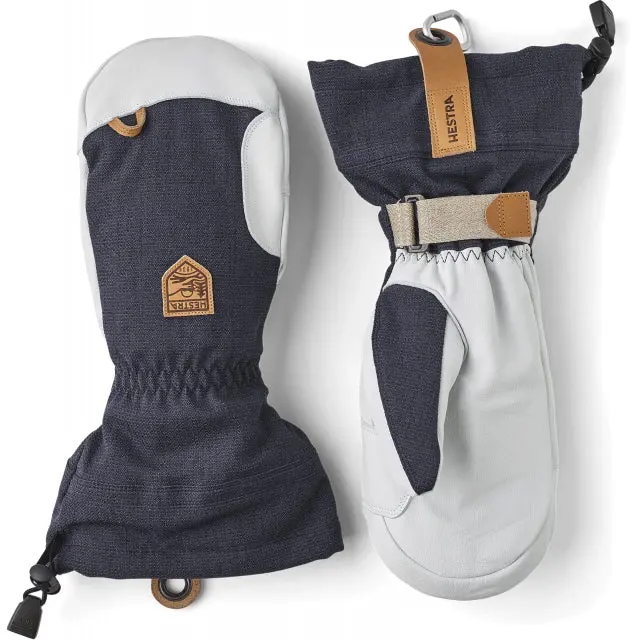 Army Leather Patrol Gauntlet Mittens – Reinforced Outdoor Design 1