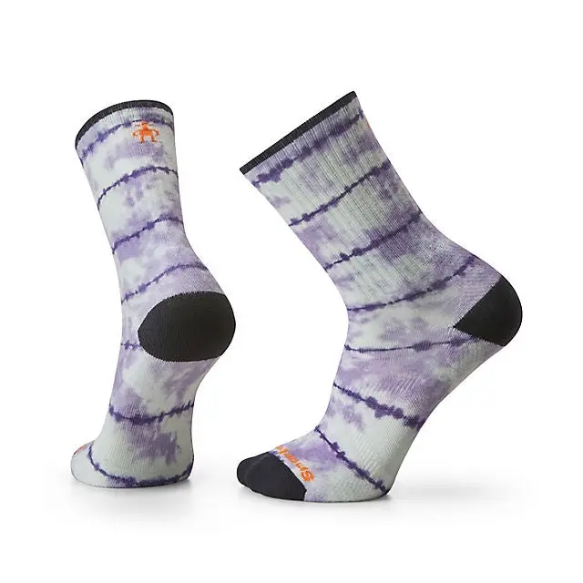 Athletic Tie-Dye Print Crew Socks – Moisture-Wicking 1
