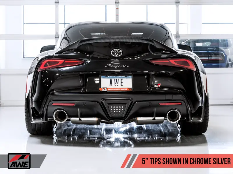 Awe Tuning Touring Exhaust – Resonated For 2020+ Toyota Supra A90 1