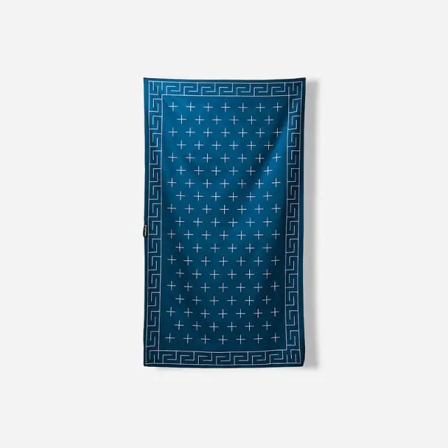 Barton Dark Blue Ultralight Microfiber Towel 1