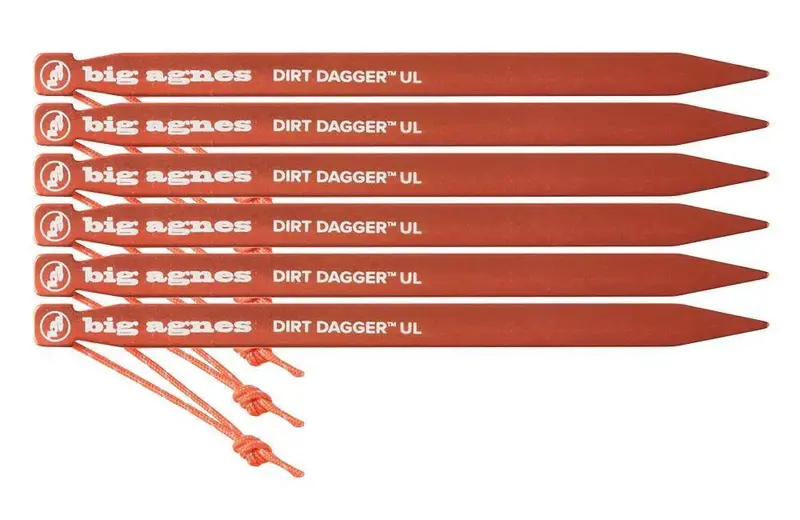 Big Agnes Dirt Dagger Ul Tent Stakes (6-Pack) 1