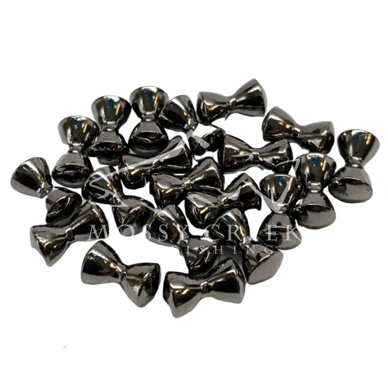 Black Nickel Brass Dumbbell Eyes For Fly Tying 1