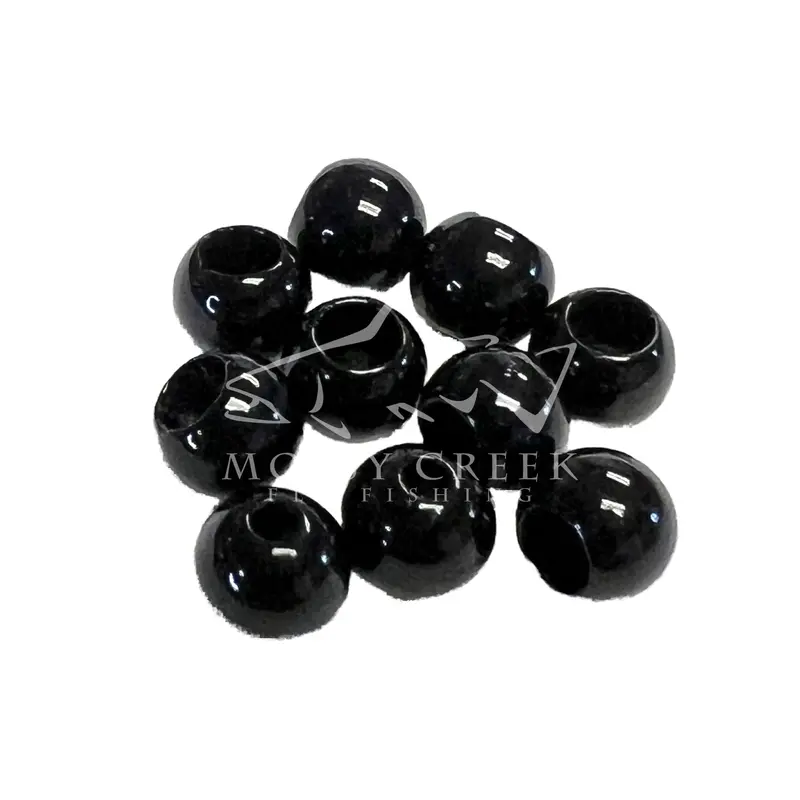 Black Tungsten Fly Fishing Beads – Heavy Weight Sinkers 1