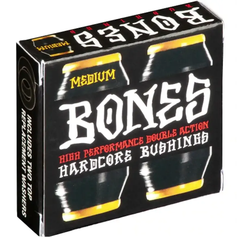 Bones Bushings – Black Precision Skateboard Cushions 1