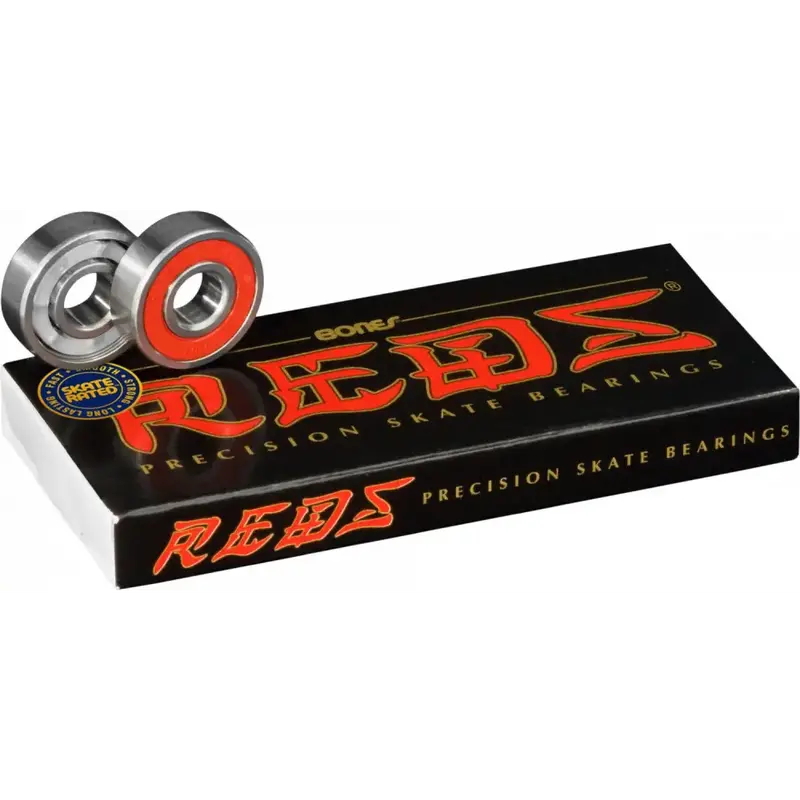 Bones Reds Skateboard Bearings – Abec-5 Rated Performance 1