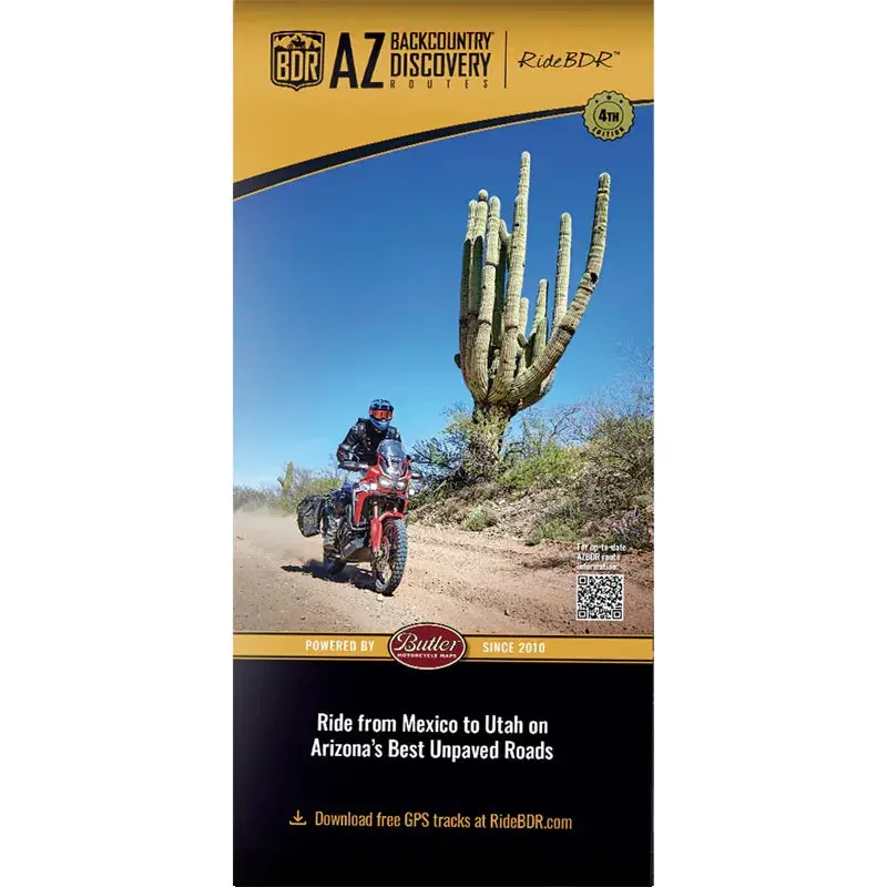 Butler Maps Arizona Backcountry Discovery Route (Azbdr) V4 Map 1