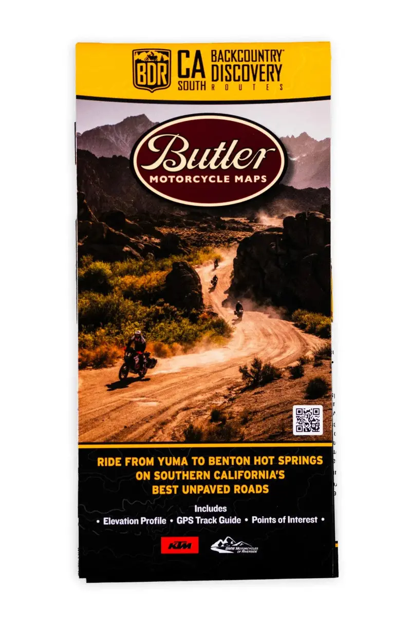 Butler Maps Ca-South Bdr – California South Backcountry Discovery Route Guide 1