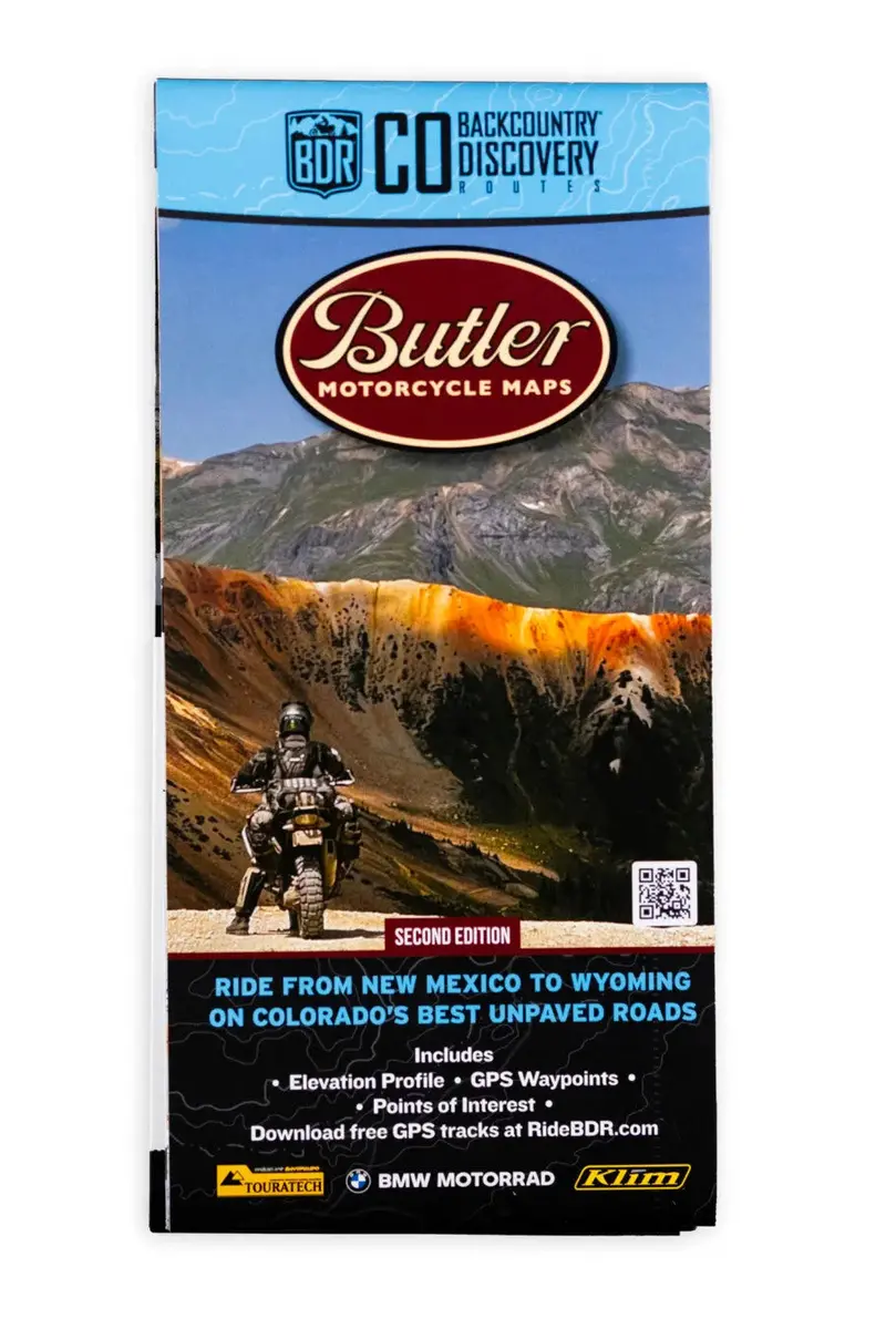 Butler Maps Cobdr – Colorado Backcountry Discovery Route Map (3Rd Edition) 1