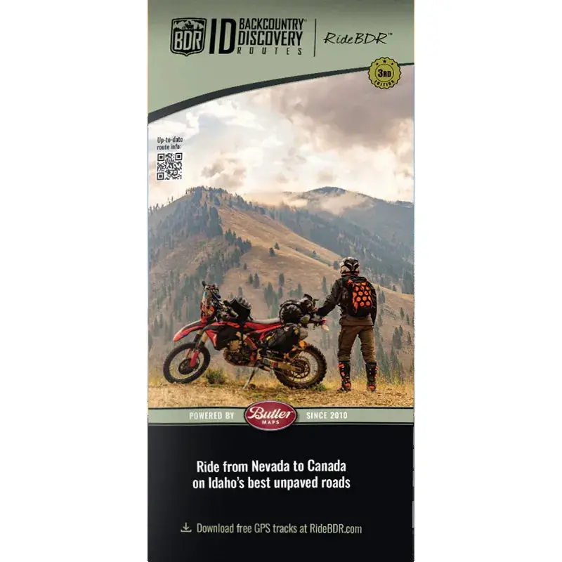 Butler Maps Idaho Backcountry Discovery Route (Idbdr) V4 Map 1