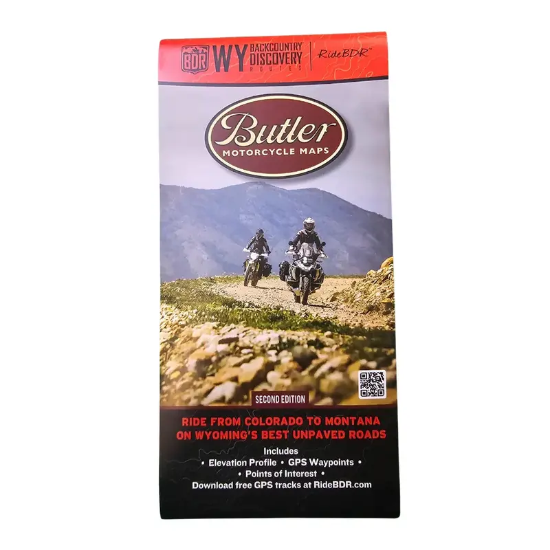 Butler Maps Wybdr – Wyoming Backcountry Discovery Route Adventure Map 1
