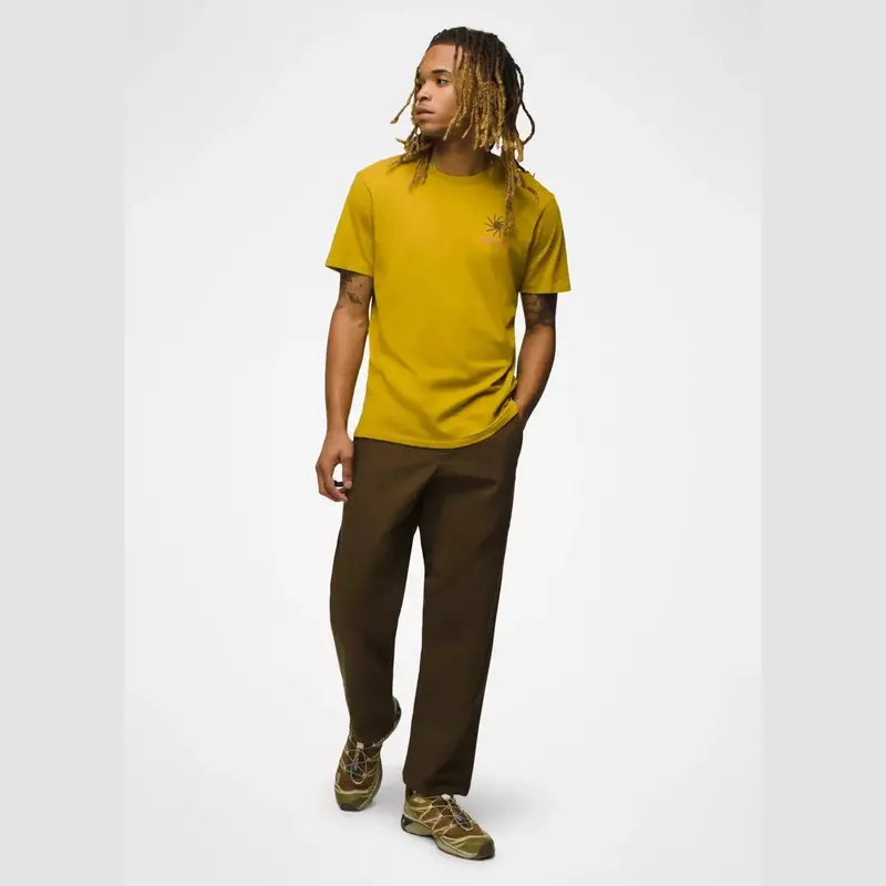 Casual Slogan Print Tee For Men 1