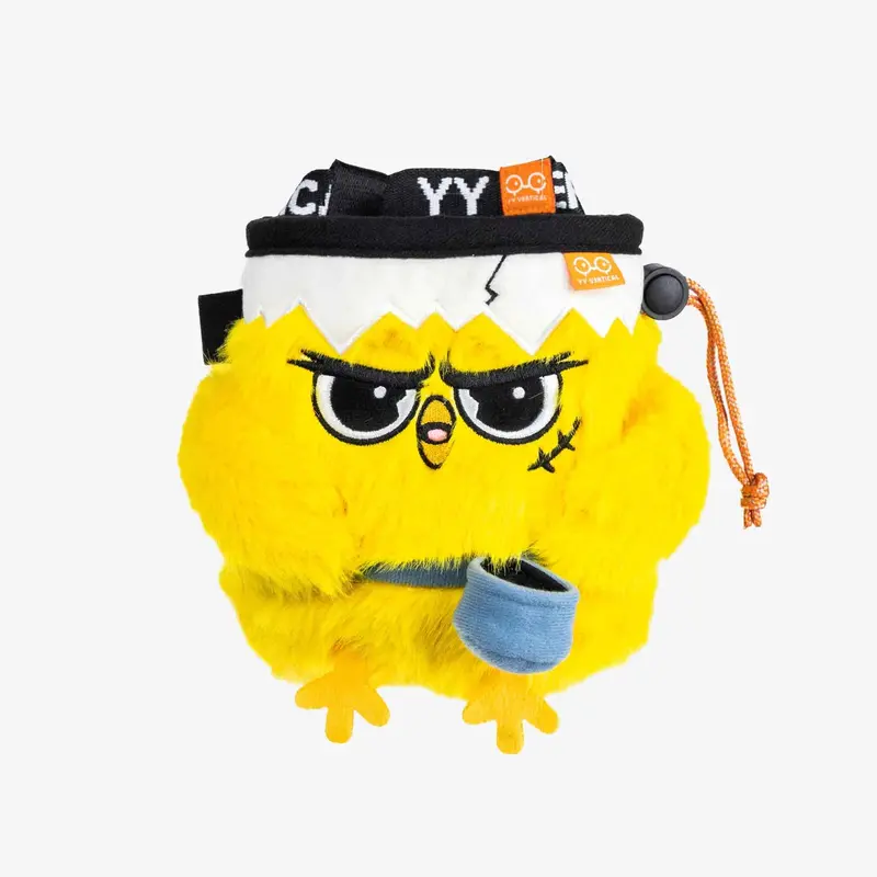 Chick-Illustrated Chalk Bag – Fun Climbing Gear 1