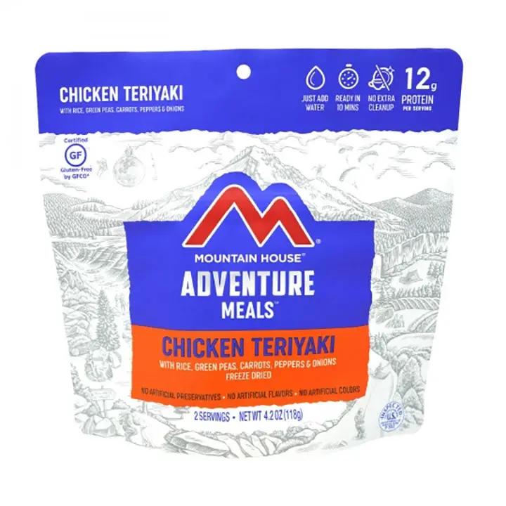 Chicken Teriyaki With Steamed Rice Adventure Meal 1