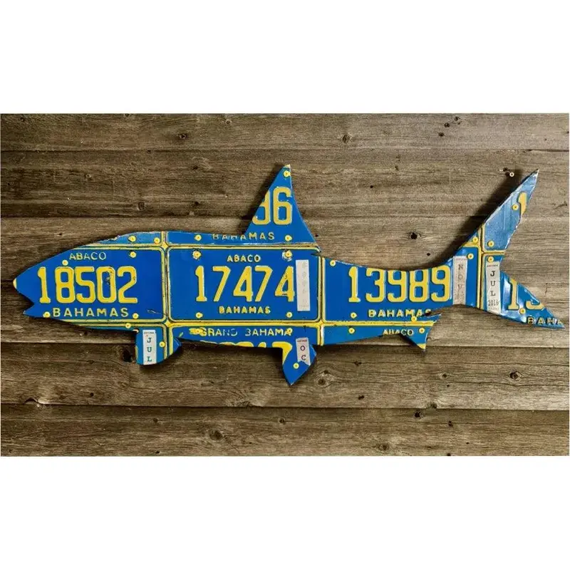 Cody Richardson Bahamas Bonefish License Plate Art – Limited-Edition Coastal Print 1