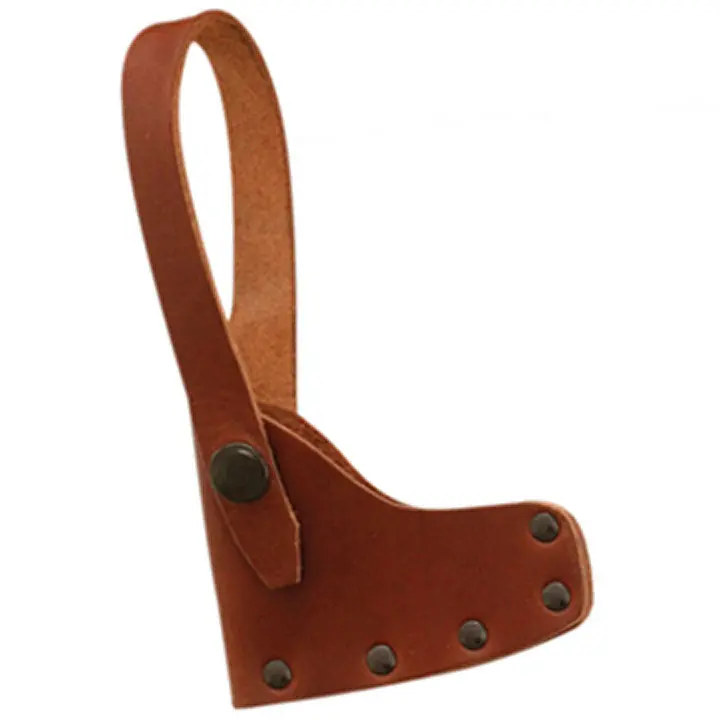 Compact Splitting Axe Sheath – Genuine Grain Leather 1