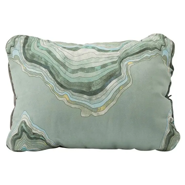 Compressible Travel Pillow With Cinch Strap