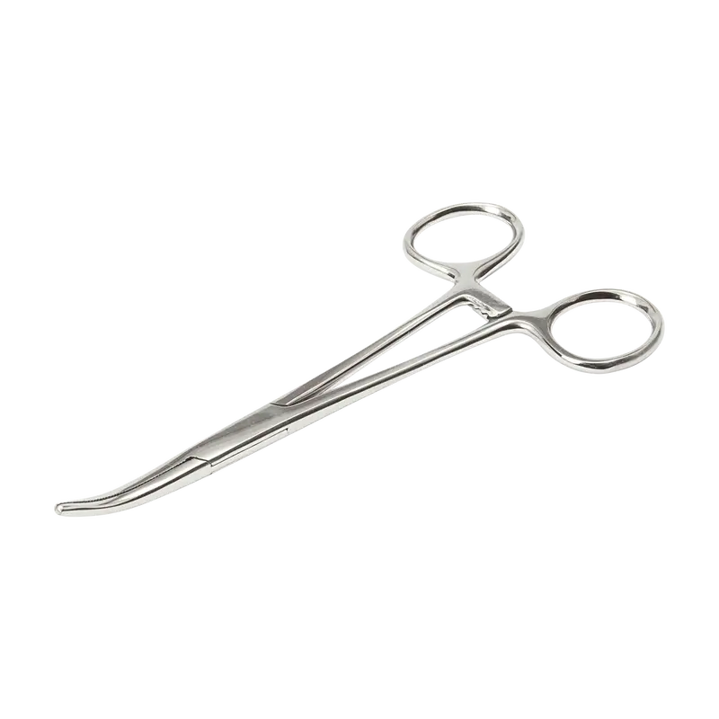 Cortland 5.5-Inch Curved-Jaw Stainless Steel Forceps 1