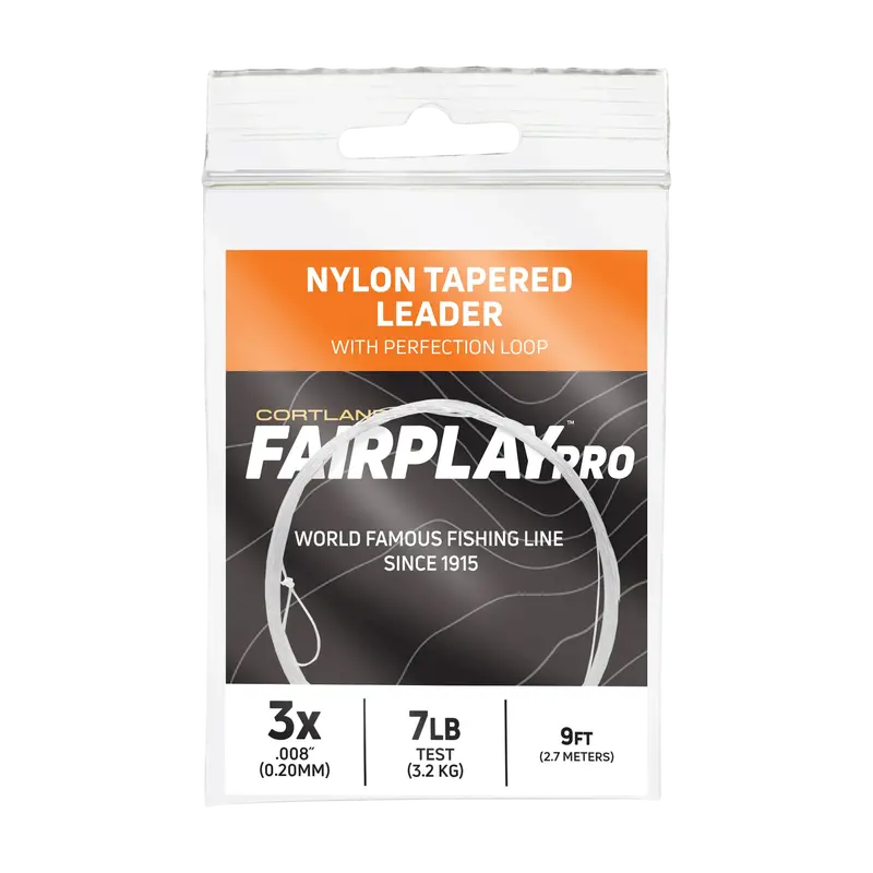 Cortland Fairplay Pro Fly Leaders – Nylon Tapered Design 1