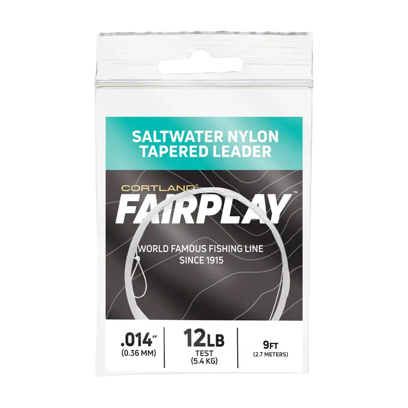 Cortland Fairplay Saltwater-Specific Nylon Tapered Leaders 1