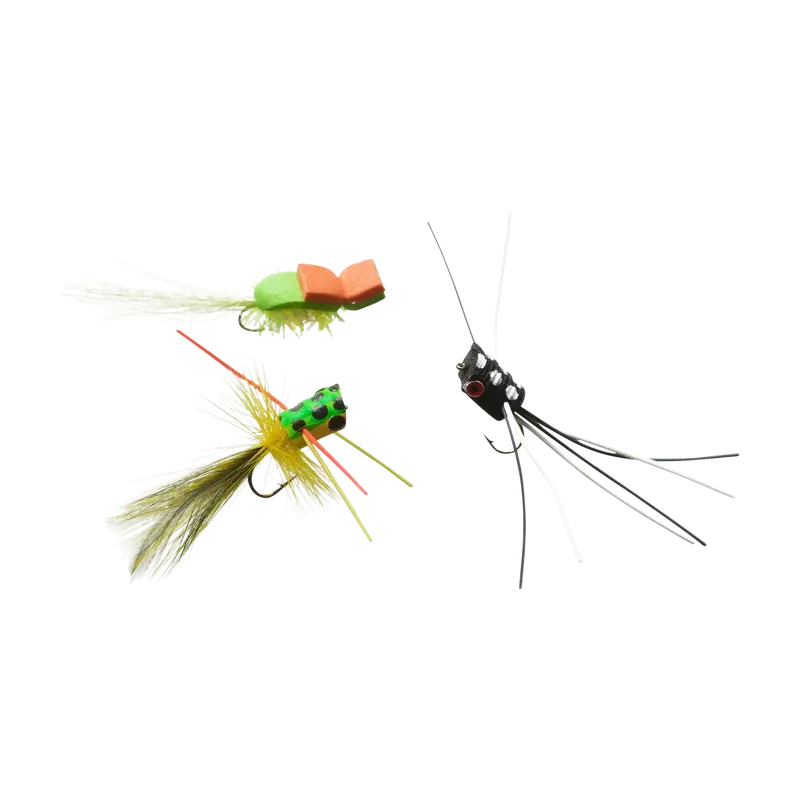 Cortland Panfish Popper Fly Kit – Compact Freshwater Assortment 1