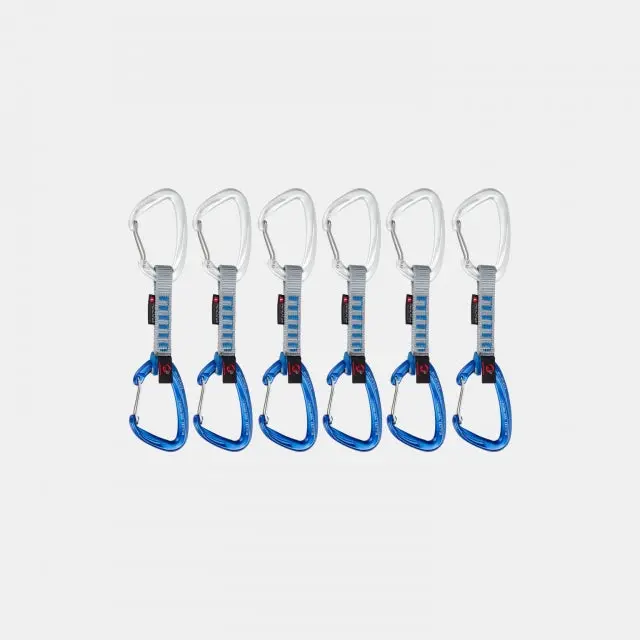 Crag Standard Wire-Gate 10Cm Quickdraw Kit – 6-Pack With Color-Coded Indicators 1