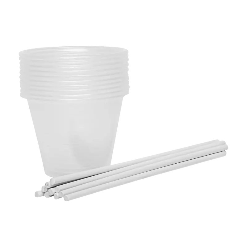 Crb Disposable Mixing Cups & Stir Sticks – 10-Piece Pack 1