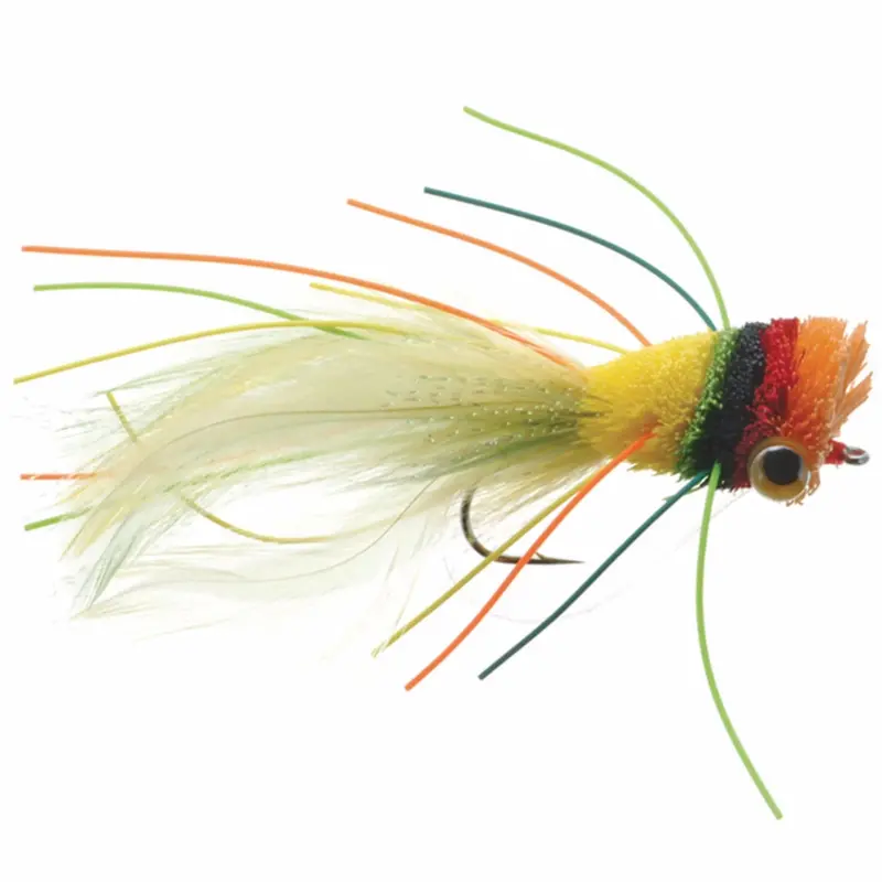 Deer Hair Bass Bug – Fruit Cocktail Design 1