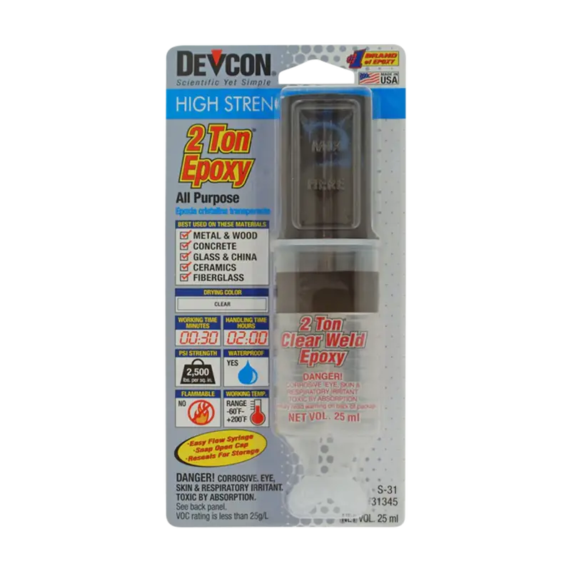 Devcon 2-Ton Epoxy – 25Ml Two-Part Adhesive 1
