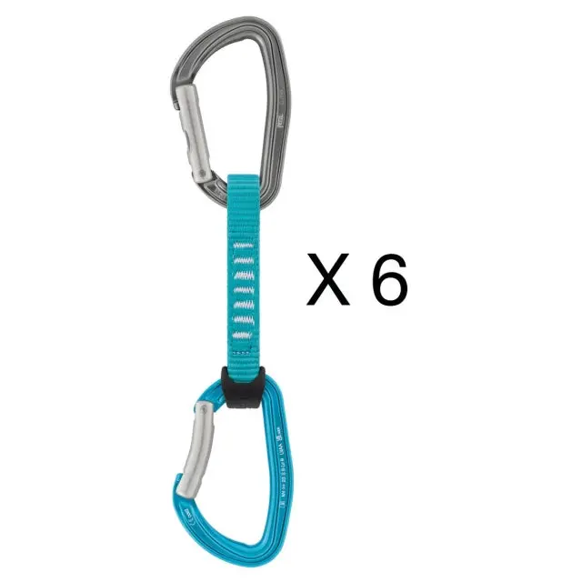 Djinn Axess Quickdraws – Turquoise 12Cm Climbing Slings 1