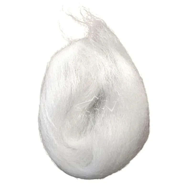 Egg Veil – Milky White Synthetic Fly Material 1