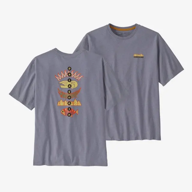 Fitz Roy Wild Recycled Cotton T-Shirt For Men 1