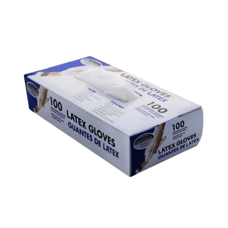 Flex Coat Disposable Latex Gloves – Pack Of 100 1