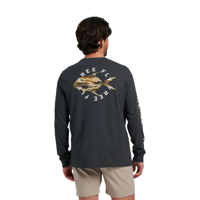 Free Fly Camo Permit Long Sleeve Shirt – Sun-Protective Fishing Top 1