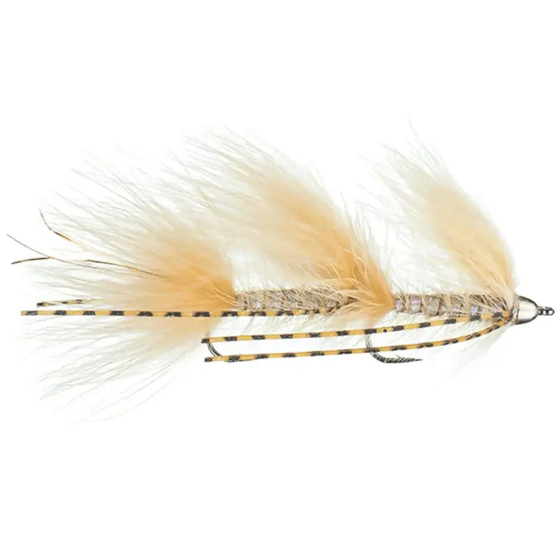 Galloup Mini Peanut Envy – Tan Foam Streamer Pattern 1