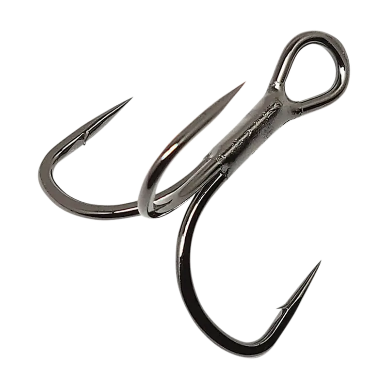 Gamakatsu Ewg Short Shank Magic Eye Treble Hook – Black 1