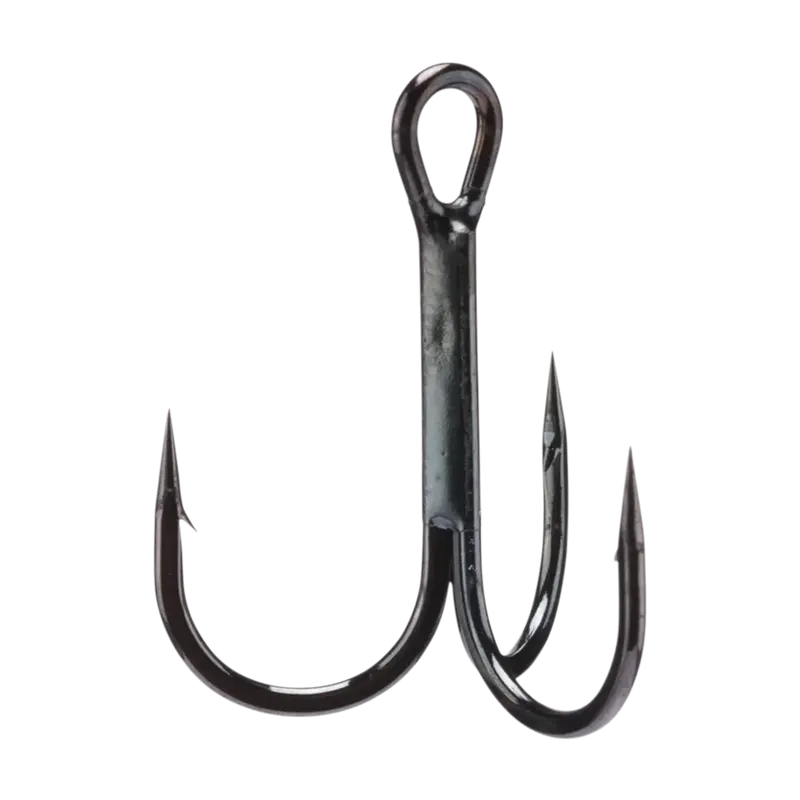 Gamakatsu Standard Round Bend Treble Hook – Black 1