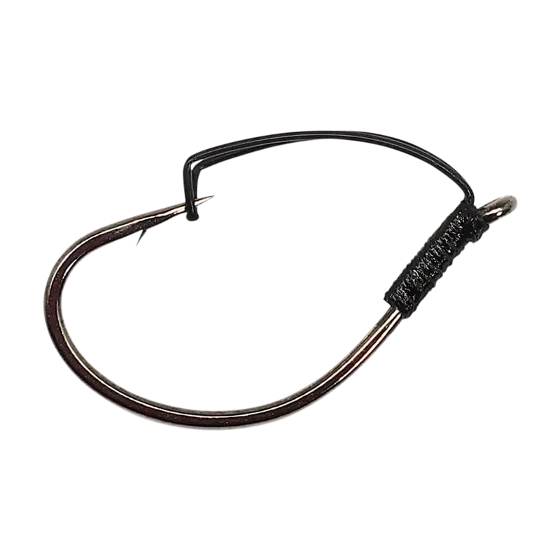 Gamakatsu Weedless Drop Shot Hook – Black 1