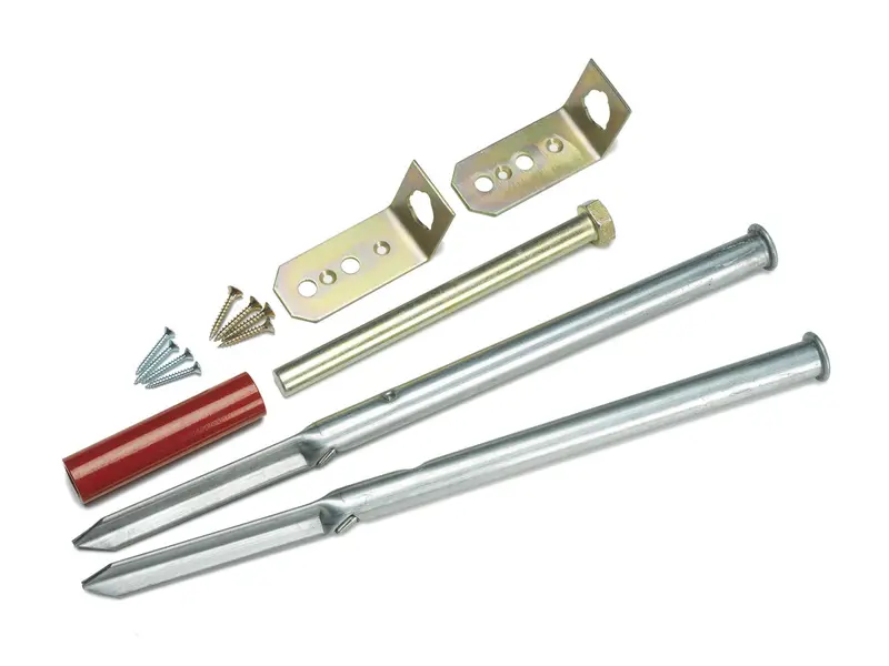 Garden Bench Anchoring Kit For Grass, Gravel, Or Soil Surfaces 1