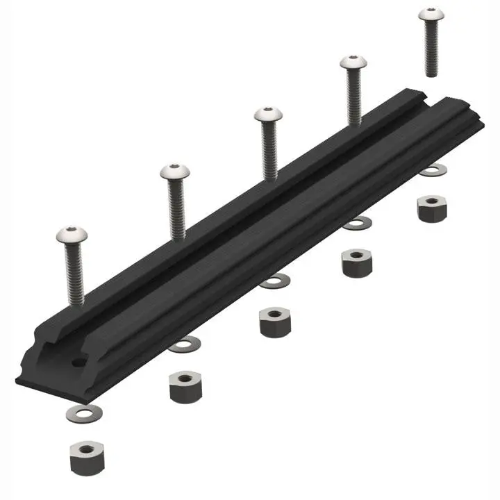 Geartrac Gtsl90 – 8-Inch Side-Loading Track Section With Mounting Hardware 1
